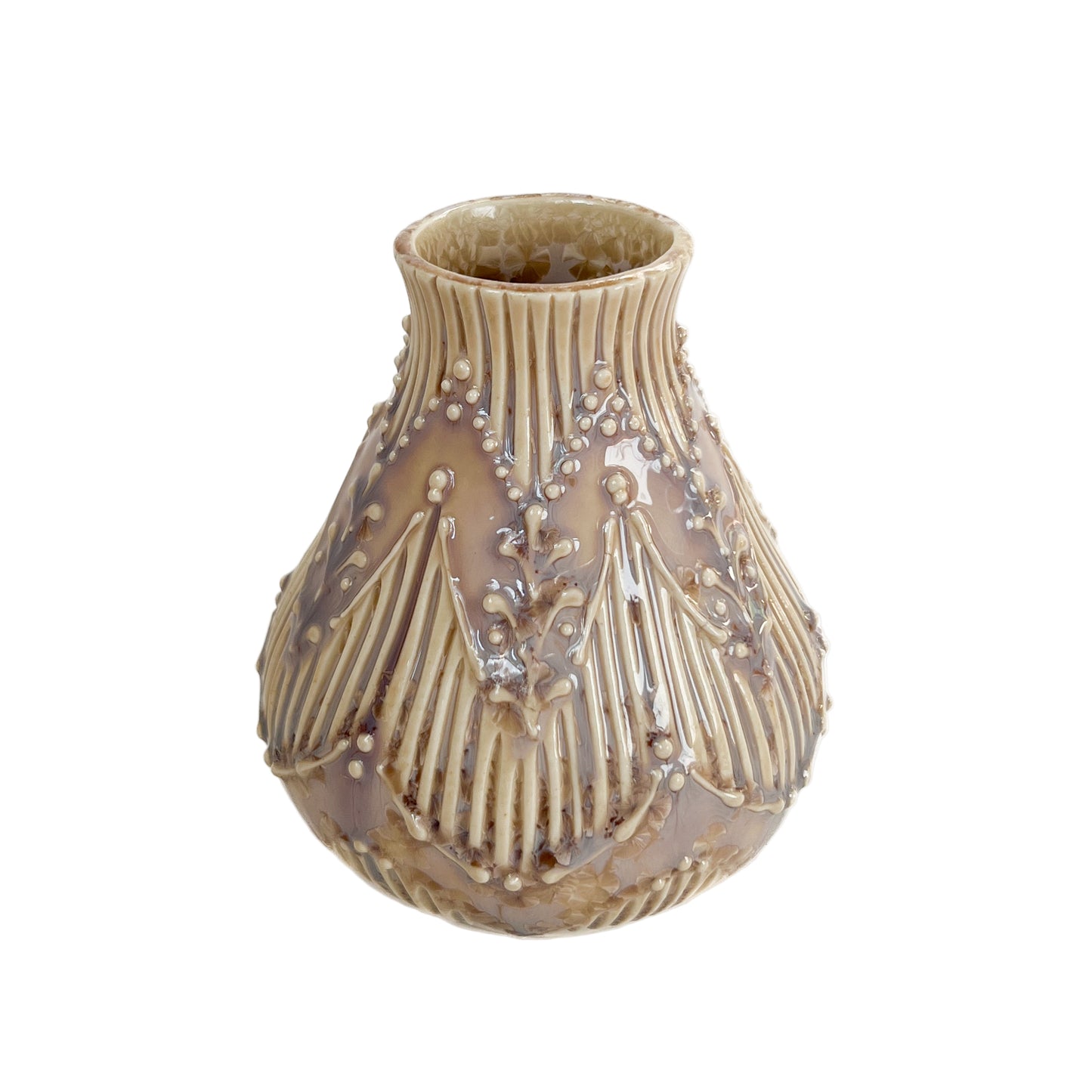 Purple and Gold Vase