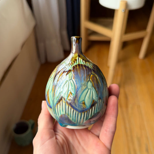 Snowdrop and Iron Bottle