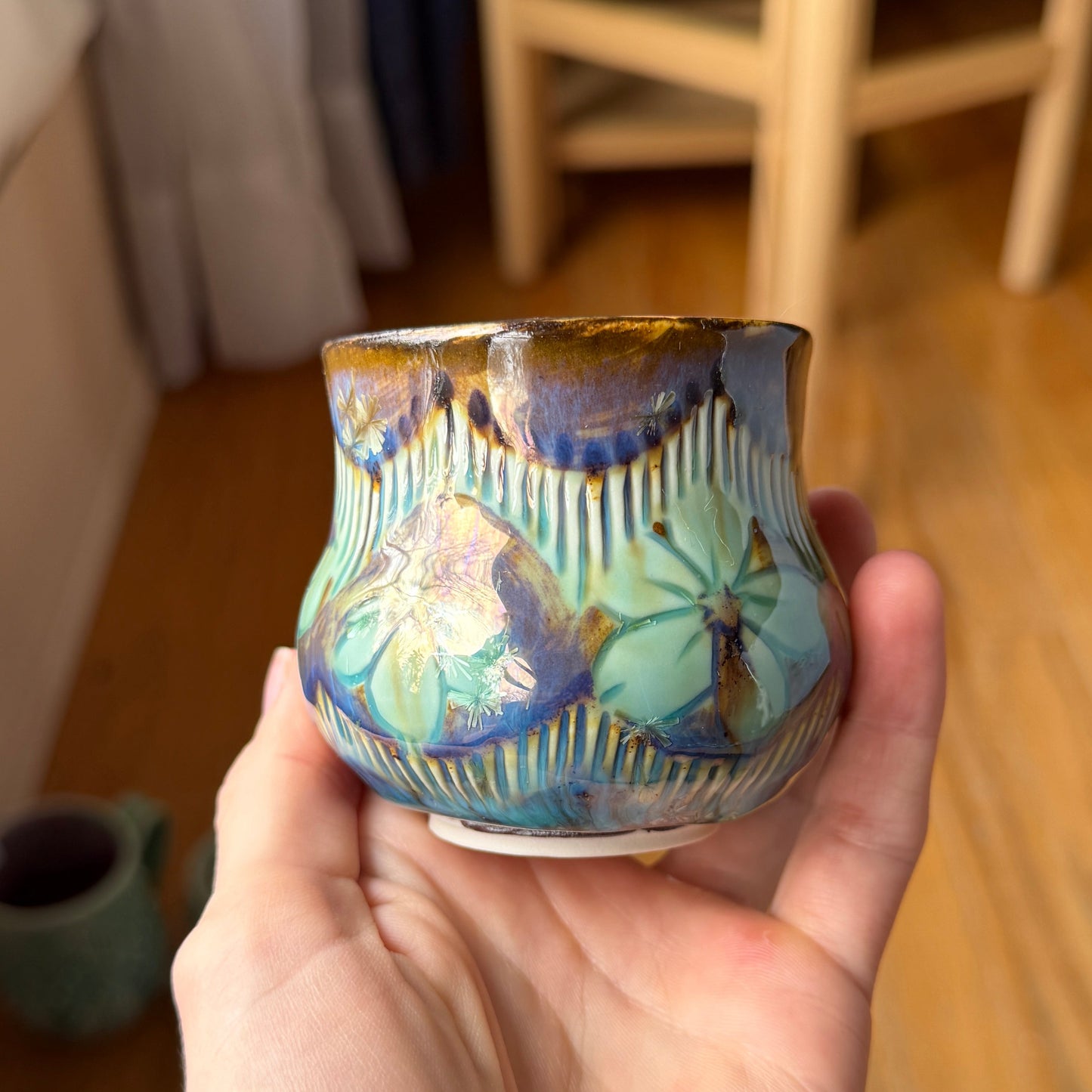 Flower and Iron Sipper