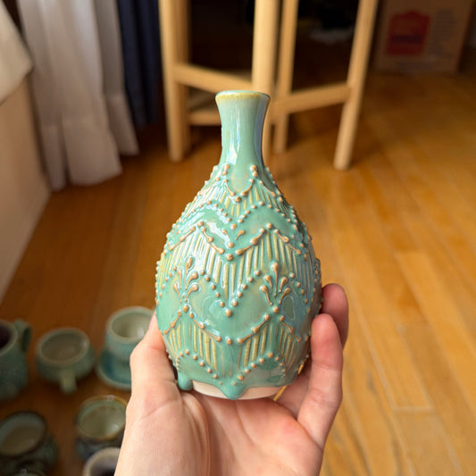 Green and Pink Bottle