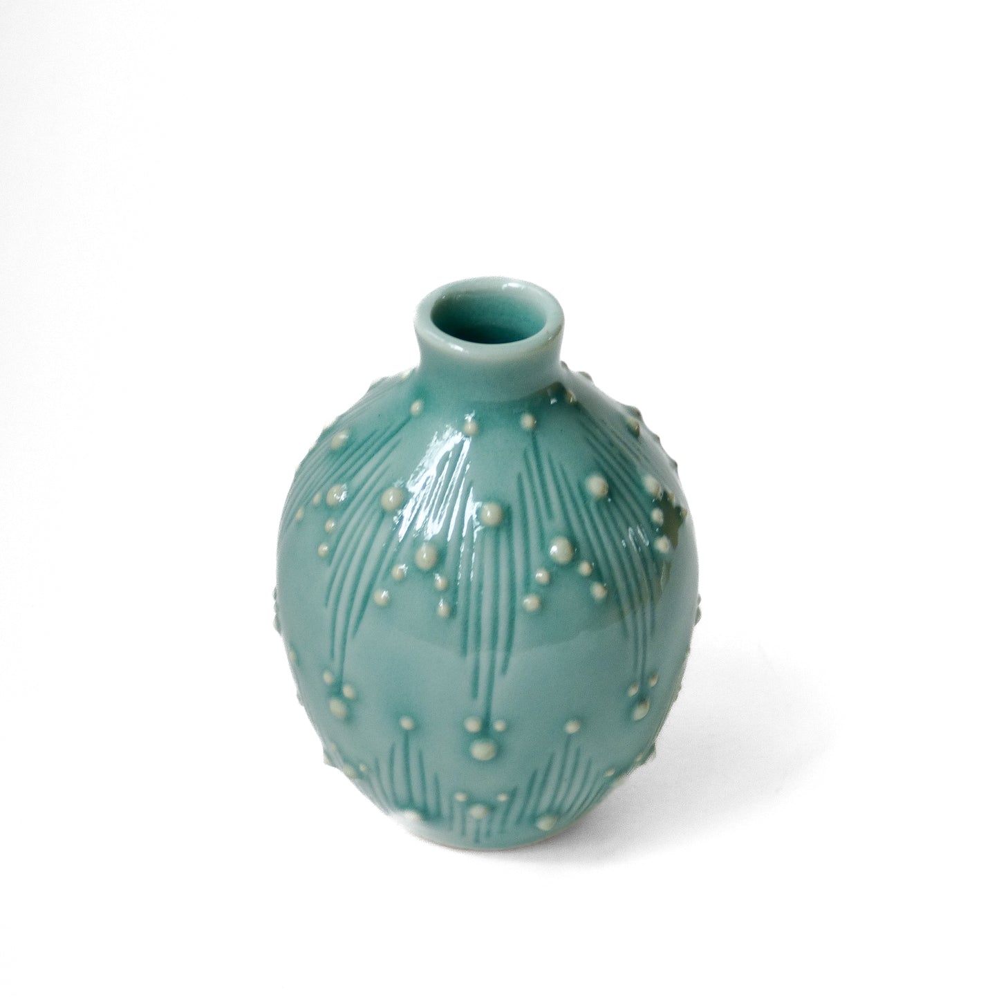 Glossy Celadon Vase