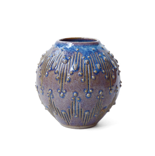 Glossy Blue/Purple Vase